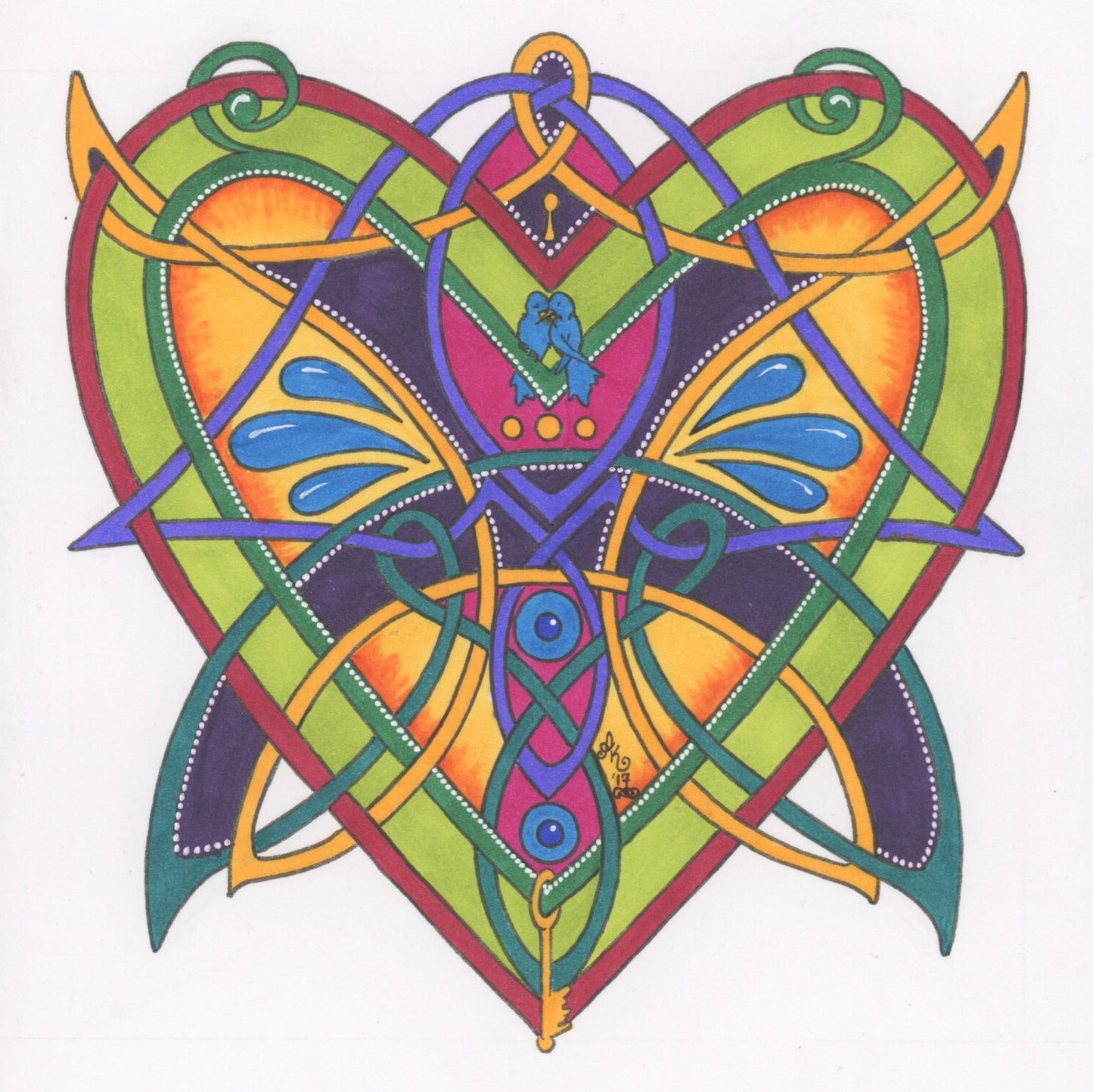 Prints - Valentine Knotwork (2017)